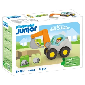 Playmobil Junior - Excavator cu brat mobil - Img 2