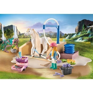 Playmobil - Spalatorie Cu Isabella Si Calutul Lioness - Img 3