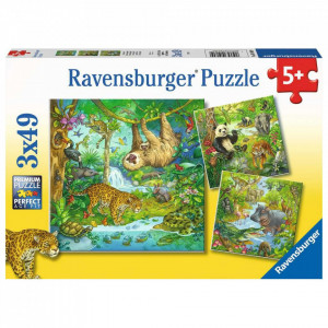 Puzzle Aventuri In Jungla, 3X49 Piese - Img 4