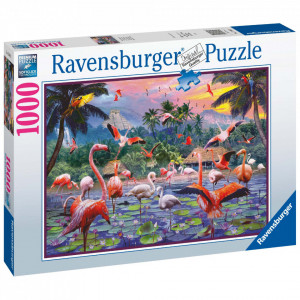 Puzzle Flamingo, 1000 Piese - Img 3