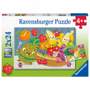 Puzzle Fructe, 2X24 Piese - Img 2