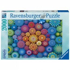 Puzzle Mandala Curcubeu, 2000 Piese - Img 2
