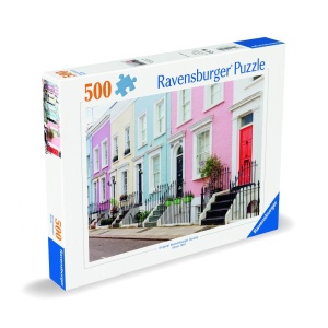 Ravensburger - Puzzle case colorate 500 piese design nou - Img 2