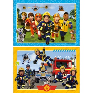 Ravensburger - Puzzle pompierul Sam si prietenii 2x12 piese - Img 3