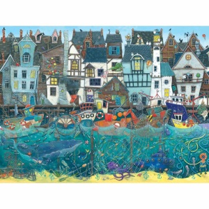 Ravensburger - Puzzle port cu mare agitata 1500 piese - Img 3