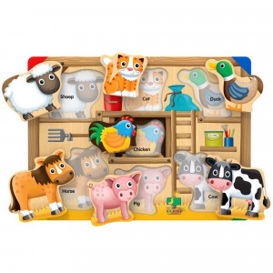 THE LEARNING JOURNEY - PUZZLE SA INVATAM ANIMALELE DE LA FERMA - Img 2
