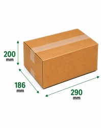 Cutii carton CO3, 290x186x200 mm, Cutie pentru transport baterii auto