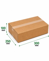 Cutii carton CO3, 300x250x100 mm
