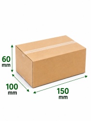 Cutii carton CO3, 150x100x60 mm
