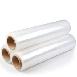 Folie stretch 8 microni, Transparenta, Standard, Greutate 2 Kg, Latime 50 cm, Fabricat in Romania