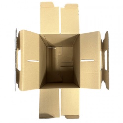 Cutie cadou design Craciun, aurie, 280x200x350 mm - Img 2
