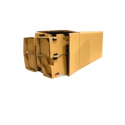 Cutie transport vin 4 sticle, Carton CO5, Insert Tip Fagure - Img 2