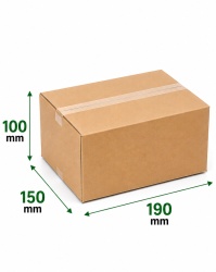Cutii carton CO3, 190x150x100 mm