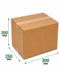Cutii carton CO3, 300x250x200 mm