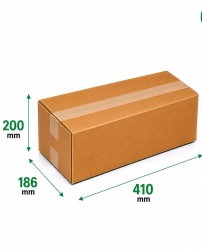 Cutii carton CO3, 410x186x200 mm, Cutie pentru transport baterii auto