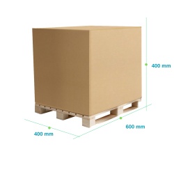Cutii carton transport paletizat, 600x400x400 mm