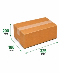 Cutii carton CO3, 325x186x200 mm, Cutie pentru transport baterii auto