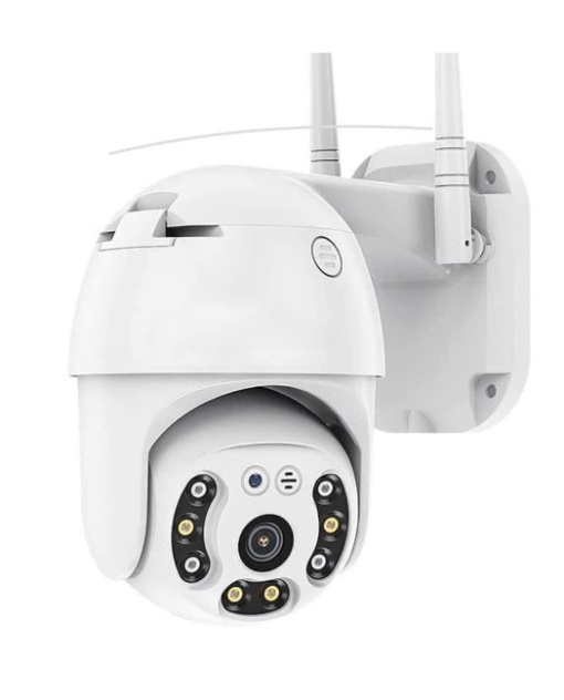 Camera supraveghere 360° 2MP, Exterior, Interior, WiFi, Card TF, Control la distanta, Alb