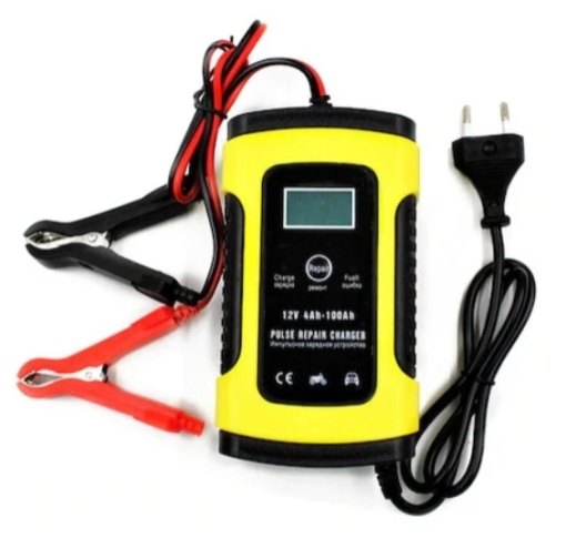 Redresor auto cu afisare LED pentru baterii 12V-5A, cabluri incluse
