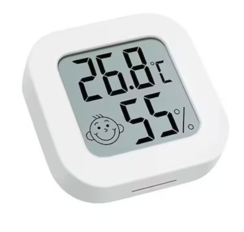 Termometru si higrometru de camera,masurare -50 + 70 grade Celsius - Alb