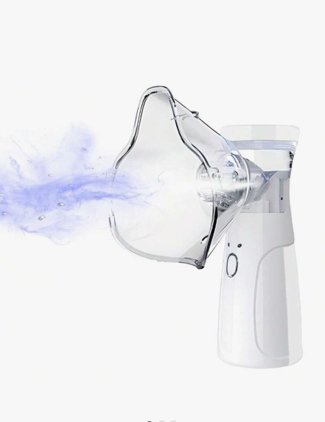Aparat aerosoli, nebulizator, portabil, ultrasonic, tehnologie Mesh, cu accesorii