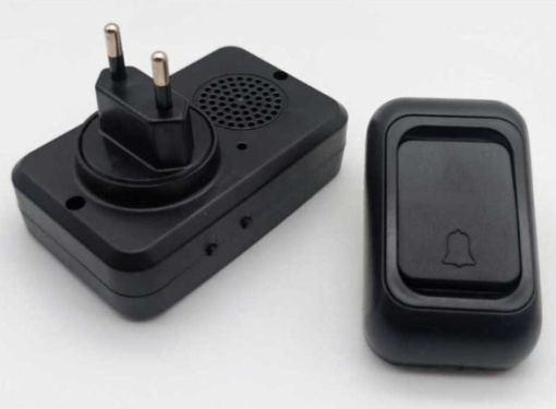 Sonerie Alimentare La Priza 220V Cu Buton ◦ Wireless Alimentat La Baterie si Reglaj Volum - 16 Melodii Model A22