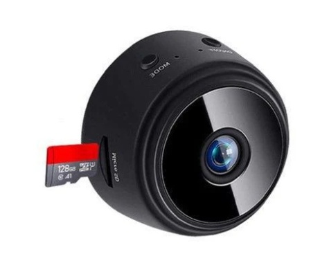 Camera de Dimensiuni Mici Wifi Full HD 1080p Suport Card 128gb, Vizualizare Live pe Telefon
