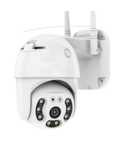 Camera supraveghere 360° 2MP, Exterior, Interior, WiFi, Card TF, Control la distanta, Alb