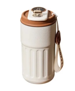 Cana termica 450ml, 316 otel inoxidabil, display inteligent temperatura, multicolor