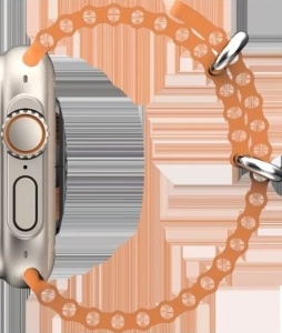 Ceas smartwatch cu cartela SIM specifica, Monitorizare Ritm cardiac, somn si tensiune arteriala, Portocaliu, Negru, Albastru, Gri - Img 6