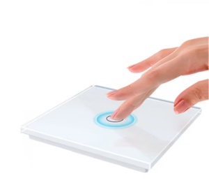 Intrerupator touch 1F, Sticla securizata, LED - Img 2