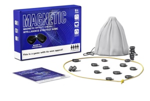 Joc Magnetic Strategic pentru Copii, Set cu 20 de Magneti, maxim 4 Jucatori, Varsta 9+