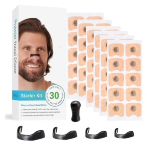 Kit 60 benzi nazale anti sforait, respiratie usoara, cresc aportul de oxigen si imbunatatesc calitatea somnului - Img 3