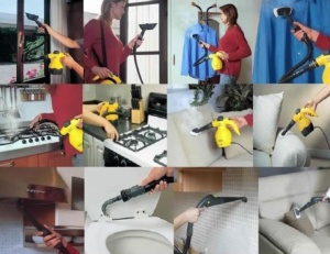 Aparat de curatat cu aburi Steam Cleaner + Accesorii - Img 5
