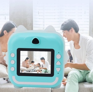 Aparat foto copii cu functie de printare, Q5, Rezolutie 24Mpx 1080P, Display LCD Color 2.4″, 3 role hartie incluse - Img 3