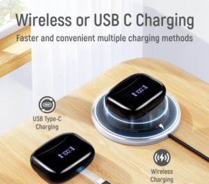 Căști fără fir X15 TWS Căști Bluetooth cu afișaj cu LED-uri Carcasă de încărcare Căști Căști intraauriculare cu microfon pentru telefon mobil Android - Img 2
