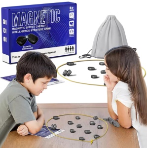 Joc Magnetic Strategic pentru Copii, Set cu 20 de Magneti, maxim 4 Jucatori, Varsta 9+ - Img 2