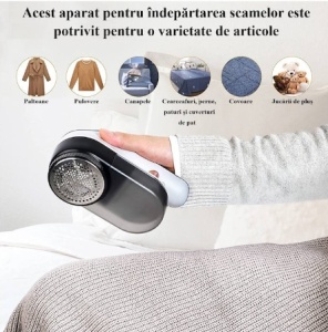 Aparat electric pentru indepartarea scamelor, portabil, cu acumulator, 8W, 9000 rpm - Img 5