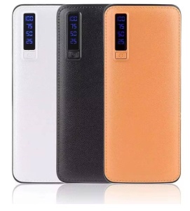 Power Bank portabil Smartix 20000mAh LED extern 3 USB, Afisaj LCD, Negru - Img 2