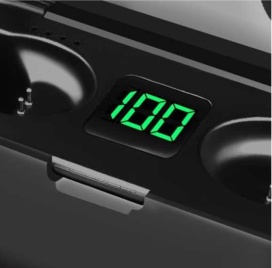 Casti Bluetooth TWS F9, toc incarcare - Img 3