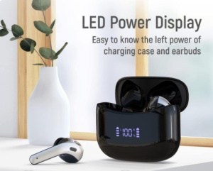 Căști fără fir X15 TWS Căști Bluetooth cu afișaj cu LED-uri Carcasă de încărcare Căști Căști intraauriculare cu microfon pentru telefon mobil Android - Img 4