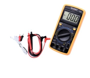 Multimetru digital profesional,model,cu 2 cabluri de testare incluse