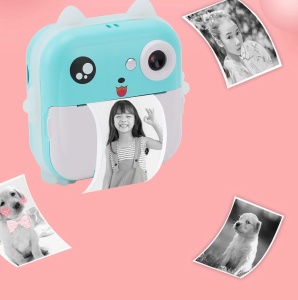 Aparat foto copii cu functie de printare, Q5, Rezolutie 24Mpx 1080P, Display LCD Color 2.4″, 3 role hartie incluse - Img 6