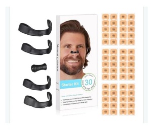 Kit 60 benzi nazale anti sforait, respiratie usoara, cresc aportul de oxigen si imbunatatesc calitatea somnului