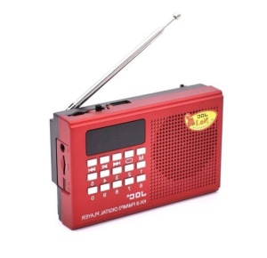 Radio portabil cu acumulator 3.7v 2000mAh, Mp3, Card TF, Usb, FM - Img 4