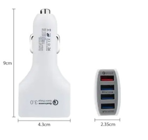 Incarcator Auto 12V, 4x USB 3.0 cu incacare rapida - Img 4