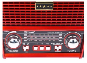 Radio cu Bluetooth panou solar, Radio MP3, Bluetooth, Baterie reincarcabila, Laterna, Usb - Img 3