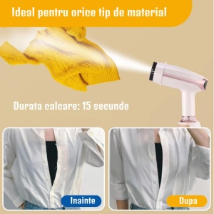 Aparat de calcat cu aburi vertical, Tamale KY-003, 1500W, Rezervor detasabil 280 ml - Img 4