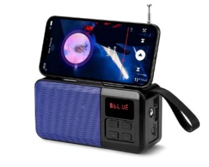 Boxa portabila, Radio, Incarcare solara, Bluetooth, Lanterna, USB, Card, AUX - Img 5