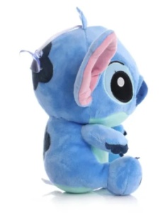 Jucarie din plus Stitch Catoons pentru copii peste 3 ani, dimensiune 21cm, culoare albastru Cadoul ideal pentru iubitorii de personaje animate - Img 2